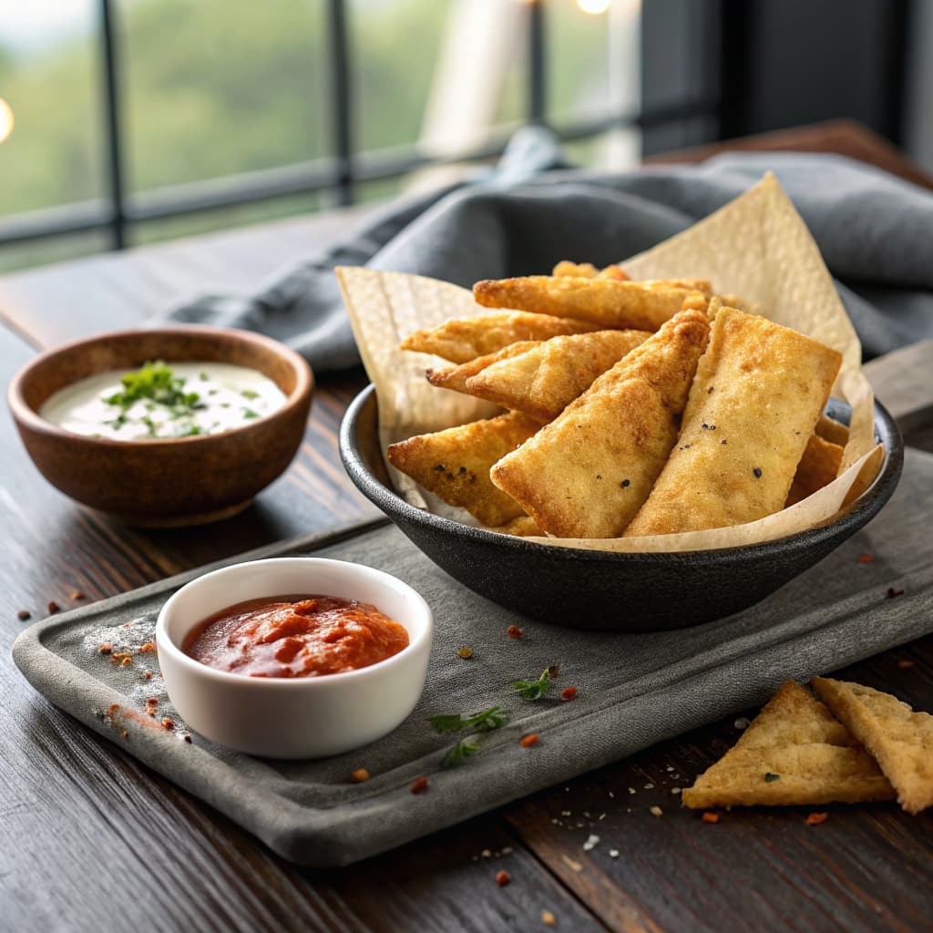 Crispy Fried Pita